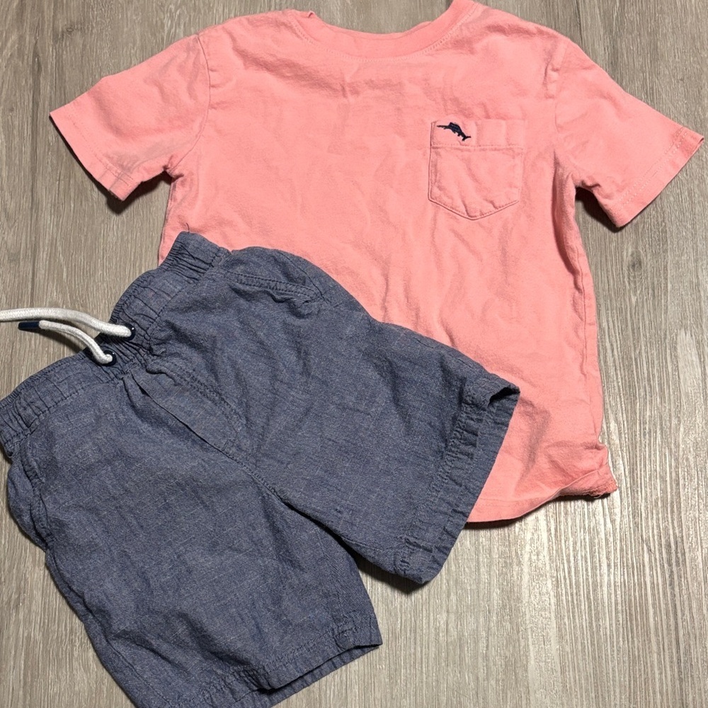 Tommy Bahama Pink and Blue Kids Matching Set